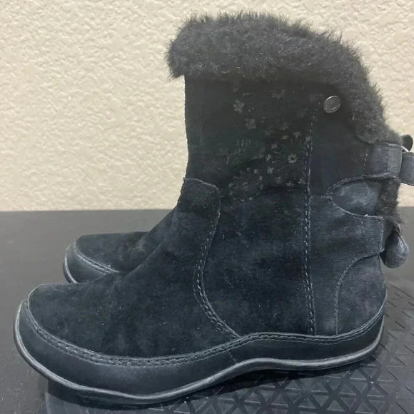 North Face Size 6 Abby Chukka Low Boot Winter Grip Lug Nubuck Leather Insulated - Picture 4 of 8